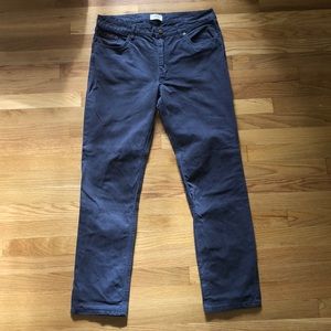 Marine Layer 5 pocket pant, 34 x 32, Blue